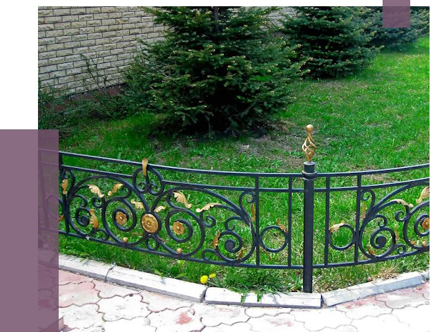 Кованые газонные ограждения в Городце от 7542 руб. — ПРОЛЁТ-Грд