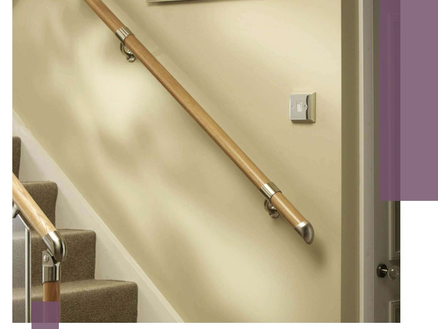 Монтаж пристенных поручней профессионально в Городце