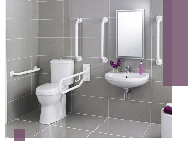 Поручни для санузлов в Городце: установка, ремонт и монтаж