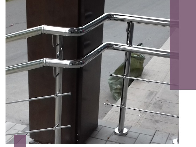 Монтаж поручней из нержавеющей стали в Городце качественно и быстро